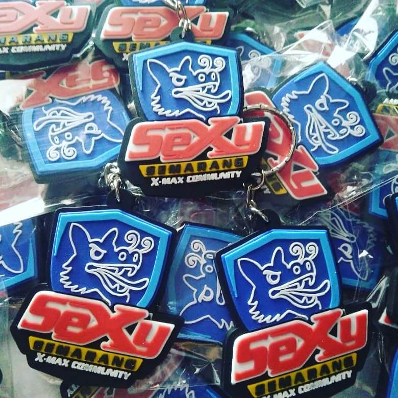 Jual Gantungan Kunci Karet Custom 3